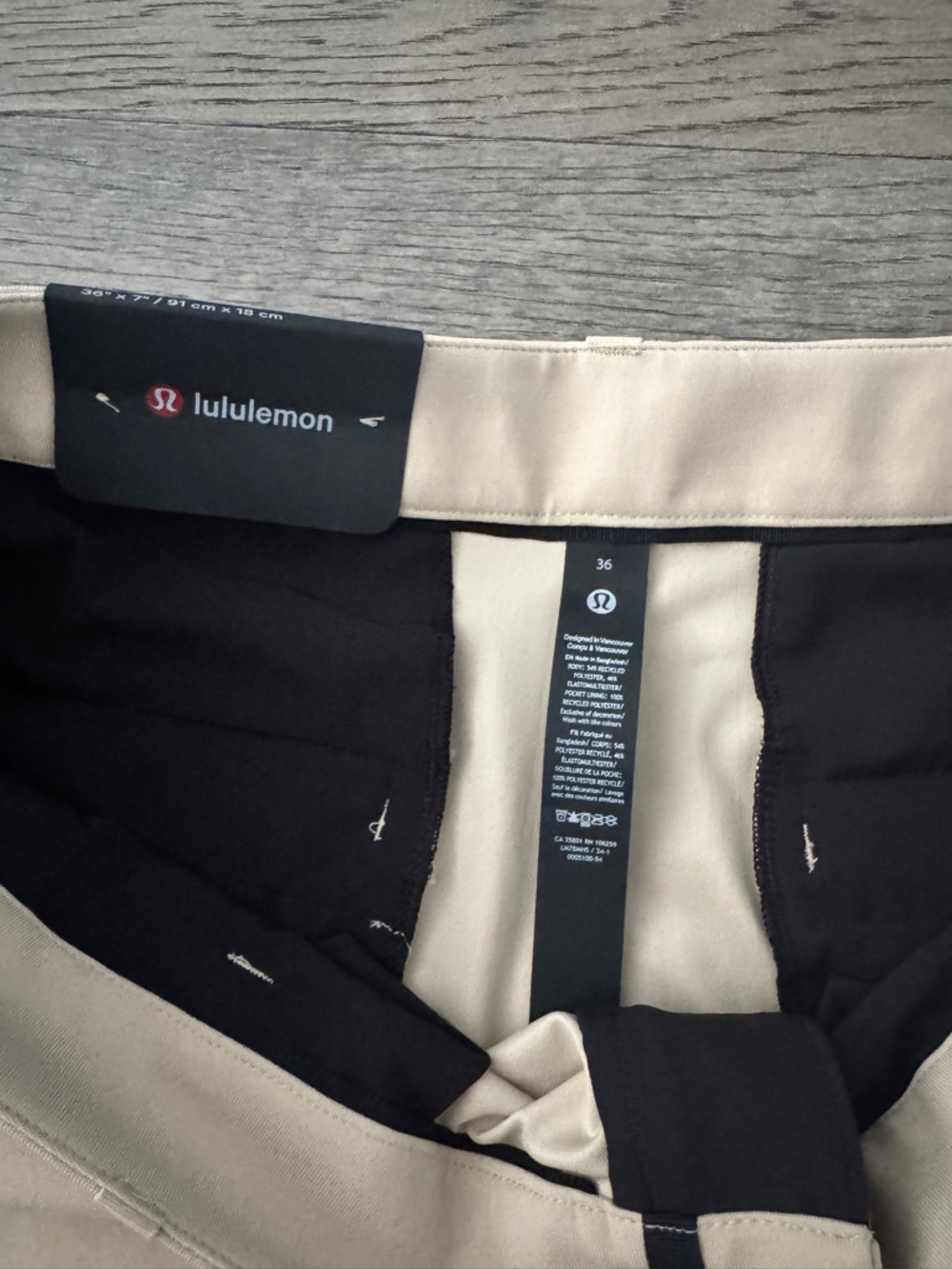 NWT Lululemon Men’s ABC Classic Fit Short 7” - Picture 4 of 5